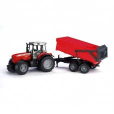 Massey Ferguson 7480 con Rimorchio - Bruder 02045 